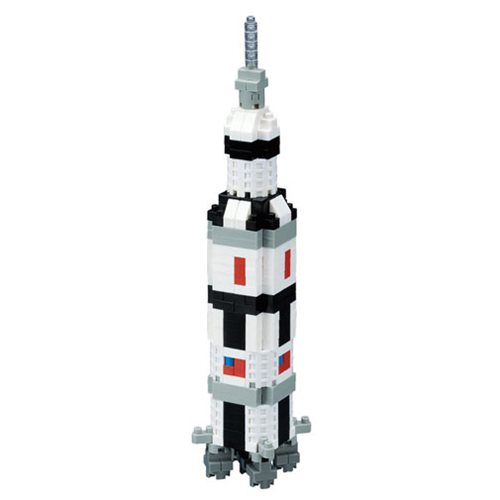 Saturn V Rocket Nanoblock Constructible Figure